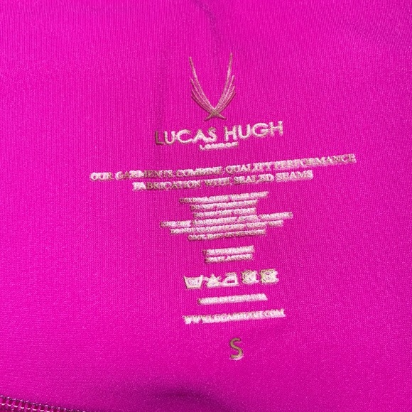 Lucas Hugh Color Block Crop Leggings Small - Picture 6 of 6